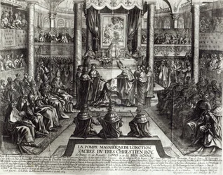 Anointing of Louis XIV at Reims on 7th June 1654